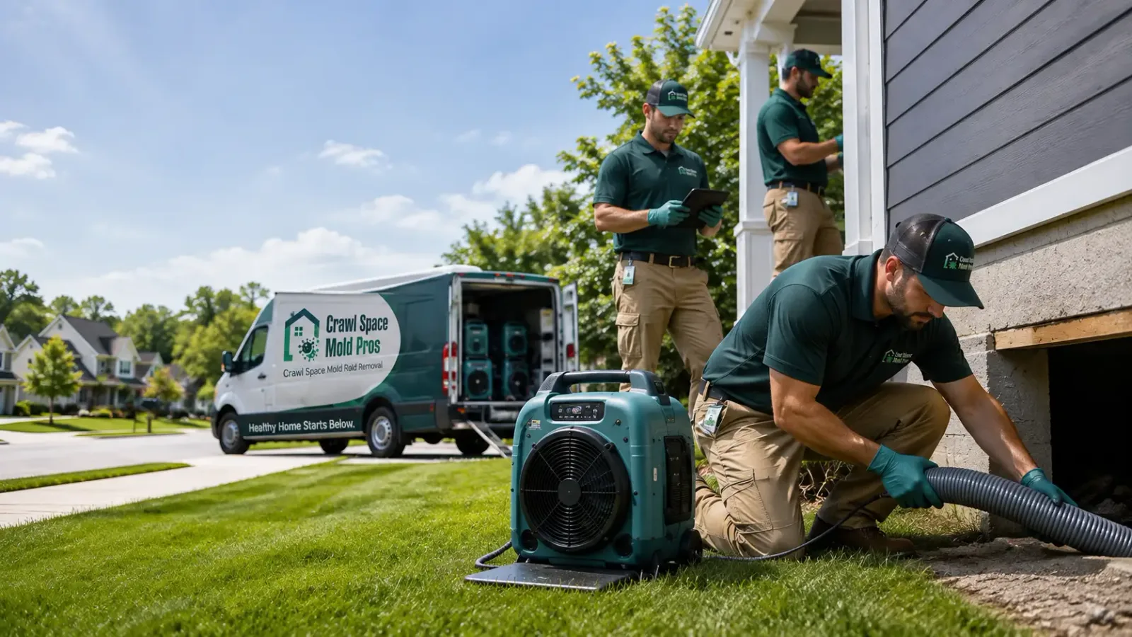 Crawl Space Mold Removal in Congerville, IL